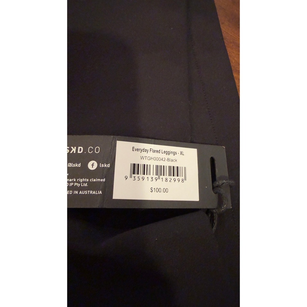 LSKD Fusion Ultra High-Rise Flared‎ Leggings Black XL WTGH00042 New NWT - Picture 13 of 16
